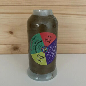 MANDALA CRAFTS 1500 Yards Heavy Duty Khaki Thread